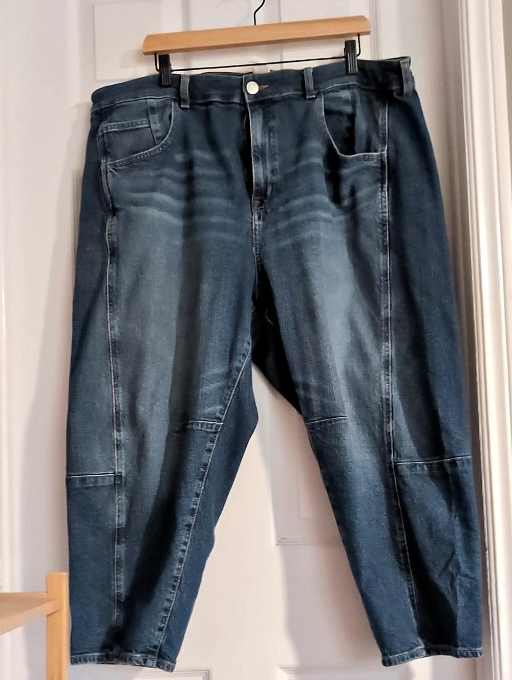 Torris FESTI High-Rise Barrel Jean Jeans Blue Waist 20S